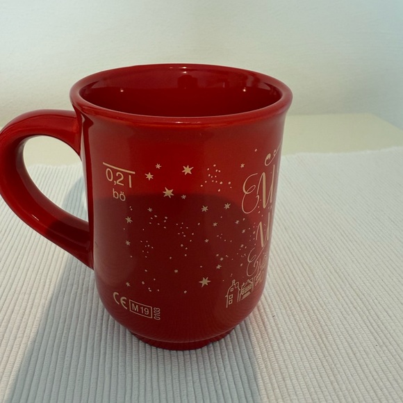 Wittlich Germany Red Christmas Market Mug with Gold Design - Picture 5 of 7